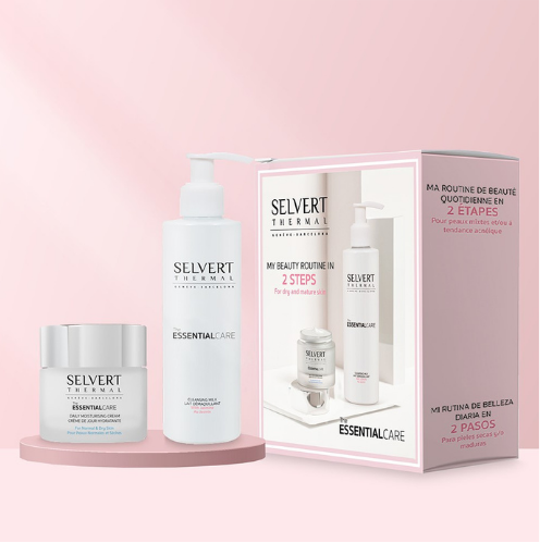 MY BEAUTY ROUTINE IN 2 STEPS PIELNORMAL-SENSIBLE-SECA THE ESSENTIAL CARE.png
